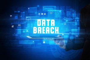 data breach floating icons above ipad