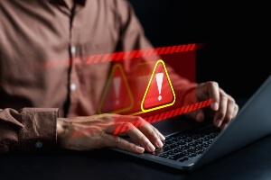 stock image: unauthorized users breached protected health information